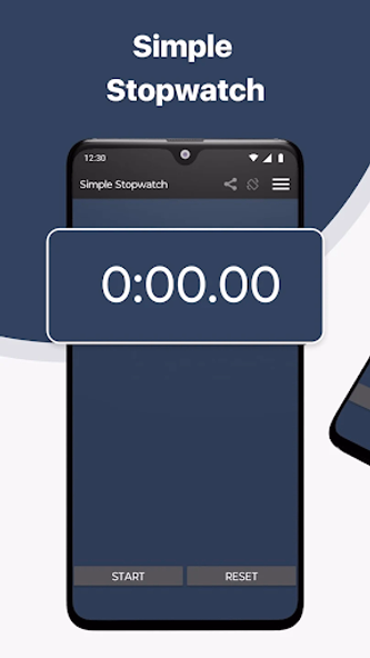 Simple Stopwatch Screenshot 1 - AppWisp.com Simple Stopwatch Screenshot 1 - AppWisp.com