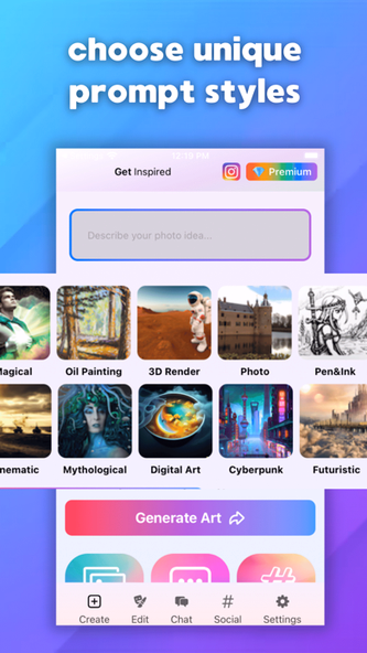 AI Art Generator & Photo Video Screenshot 3 - AppWisp.com AI Art Generator & Photo Video Screenshot 3 - AppWisp.com