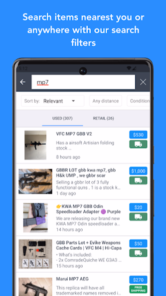 HopUp - Airsoft Marketplace Screenshot 4 - AppWisp.com HopUp - Airsoft Marketplace Screenshot 4 - AppWisp.com