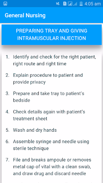 Nursing Procedures Screenshot 4 - AppWisp.com Nursing Procedures Screenshot 4 - AppWisp.com