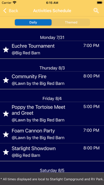 Starlight Campground & RV Park Screenshot 1 - AppWisp.com Starlight Campground & RV Park Screenshot 1 - AppWisp.com