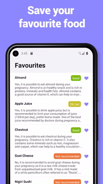 Eat For Two: Pregnancy Food Screenshot 4 - AppWisp.com Eat For Two: Pregnancy Food Screenshot 4 - AppWisp.com