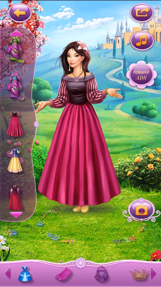 Dress Up Princess Snow White Screenshot 1 - AppWisp.com Dress Up Princess Snow White Screenshot 1 - AppWisp.com