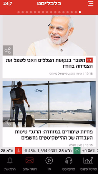 כלכליסט Screenshot 1 - AppWisp.com כלכליסט Screenshot 1 - AppWisp.com