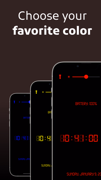 Digital Clock: Night Stand-by Screenshot 4 - AppWisp.com Digital Clock: Night Stand-by Screenshot 4 - AppWisp.com