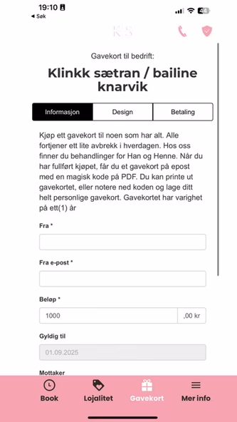 Klinikk Sætran Screenshot 3 - AppWisp.com Klinikk Sætran Screenshot 3 - AppWisp.com