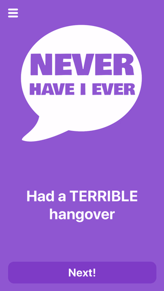 Never Have I Ever · Screenshot 1 - AppWisp.com Never Have I Ever · Screenshot 1 - AppWisp.com