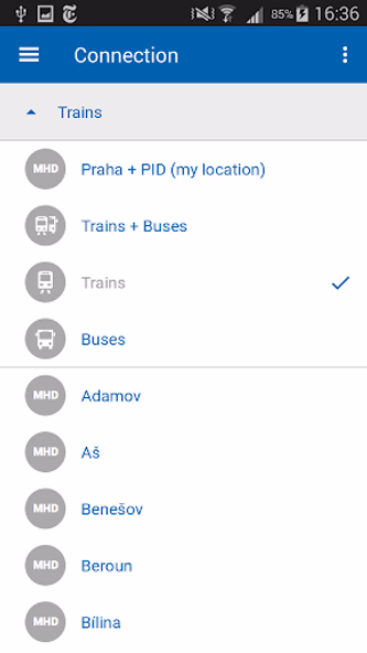 Czech Public Transport IDOS Screenshot 3 - AppWisp.com Czech Public Transport IDOS Screenshot 3 - AppWisp.com