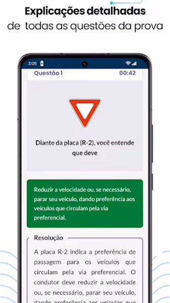 Simulado de Habilitação Screenshot 3 - AppWisp.com Simulado de Habilitação Screenshot 3 - AppWisp.com