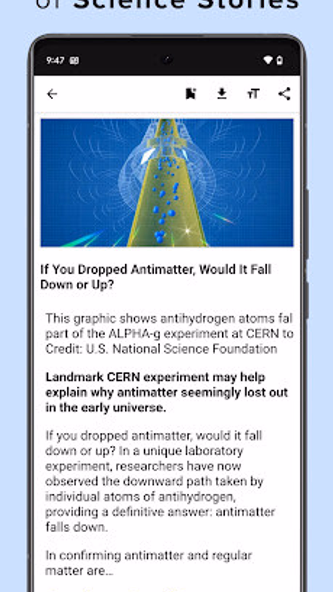 Science News Daily Screenshot 1 - AppWisp.com Science News Daily Screenshot 1 - AppWisp.com