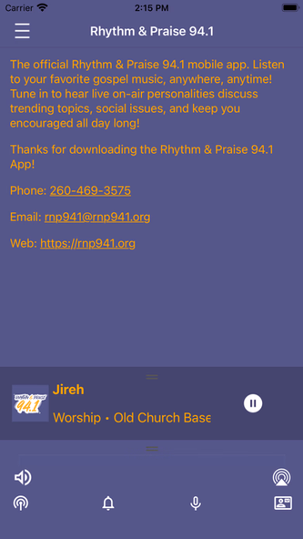 RNP 94.1 Screenshot 3 - AppWisp.com RNP 94.1 Screenshot 3 - AppWisp.com