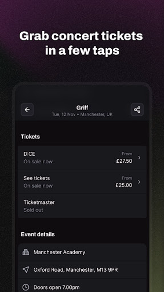 Songkick Concerts Screenshot 4 - AppWisp.com Songkick Concerts Screenshot 4 - AppWisp.com