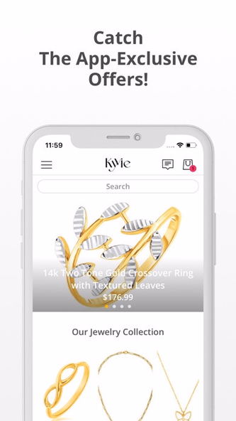 Kyvie Jewelry Screenshot 1 - AppWisp.com Kyvie Jewelry Screenshot 1 - AppWisp.com