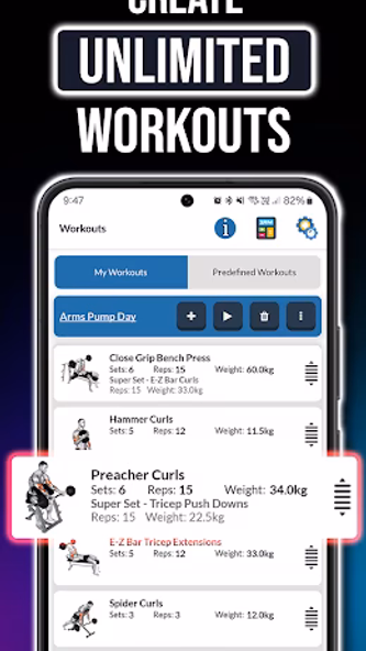 Gym Exercises & Workouts Screenshot 3 - AppWisp.com Gym Exercises & Workouts Screenshot 3 - AppWisp.com