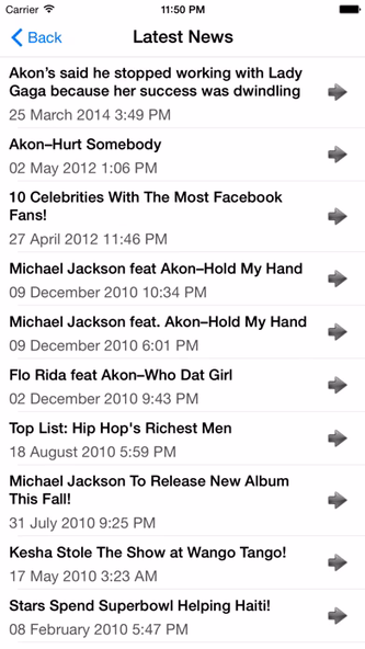 Akon : Fans Version Screenshot 4 - AppWisp.com Akon : Fans Version Screenshot 4 - AppWisp.com