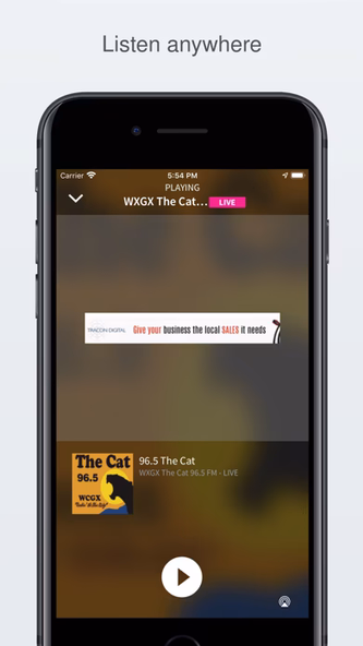 96.5 The Cat Screenshot 2 - AppWisp.com 96.5 The Cat Screenshot 2 - AppWisp.com