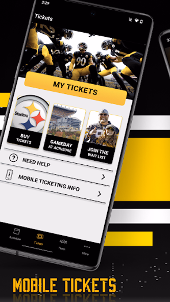 Pittsburgh Steelers Screenshot 4 - AppWisp.com Pittsburgh Steelers Screenshot 4 - AppWisp.com