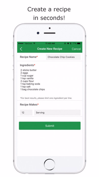 Nutritionix Track Screenshot 4 - AppWisp.com Nutritionix Track Screenshot 4 - AppWisp.com