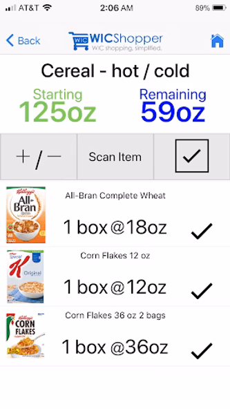 WICShopper Screenshot 4 - AppWisp.com WICShopper Screenshot 4 - AppWisp.com