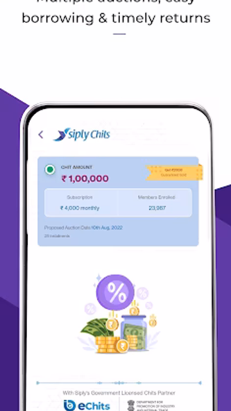 Siply: Chit Funds and Gold Screenshot 3 - AppWisp.com Siply: Chit Funds and Gold Screenshot 3 - AppWisp.com