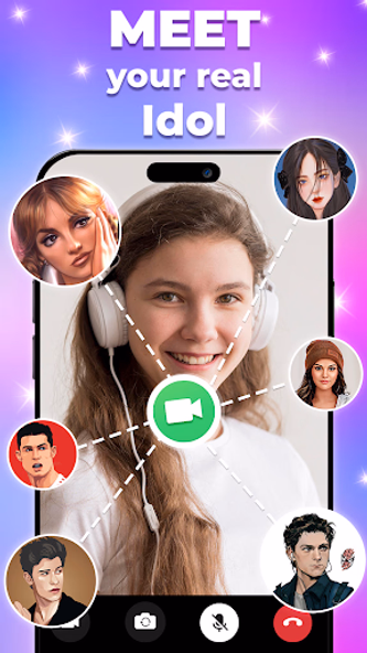 Superstar Video Call & Chat Screenshot 3 - AppWisp.com Superstar Video Call & Chat Screenshot 3 - AppWisp.com