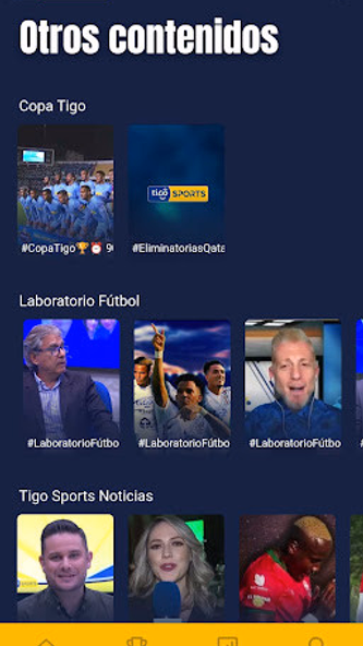Tigo Sports Bolivia Screenshot 3 - AppWisp.com Tigo Sports Bolivia Screenshot 3 - AppWisp.com