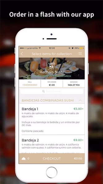 Hachiko Sushi Screenshot 2 - AppWisp.com Hachiko Sushi Screenshot 2 - AppWisp.com