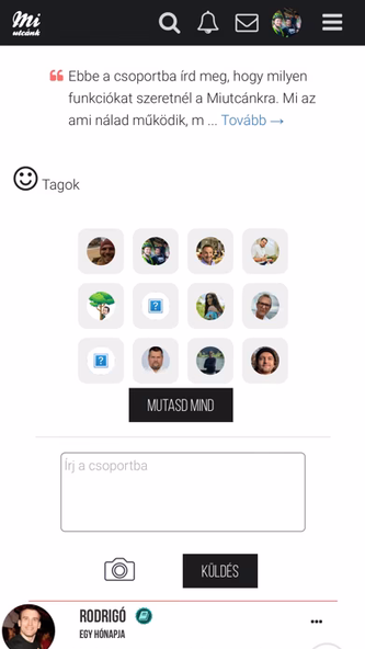Miutcánk - Adj kérj szervezz! Screenshot 4 - AppWisp.com
