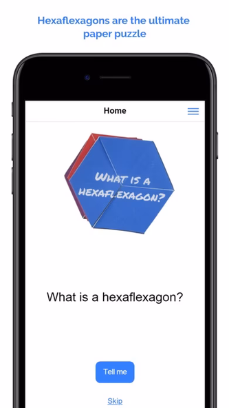Hexaflexagons Screenshot 1 - AppWisp.com Hexaflexagons Screenshot 1 - AppWisp.com