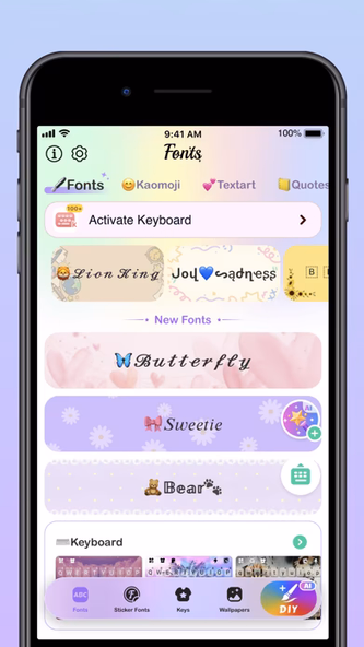 Cool Themes & Fonts: Art Skins Screenshot 1 - AppWisp.com Cool Themes & Fonts: Art Skins Screenshot 1 - AppWisp.com