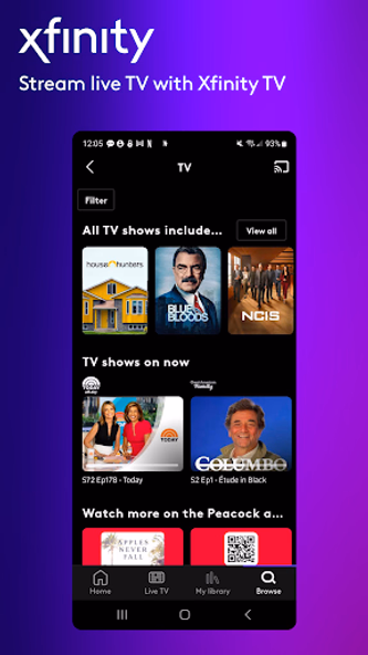 Xfinity Stream Screenshot 1 - AppWisp.com Xfinity Stream Screenshot 1 - AppWisp.com