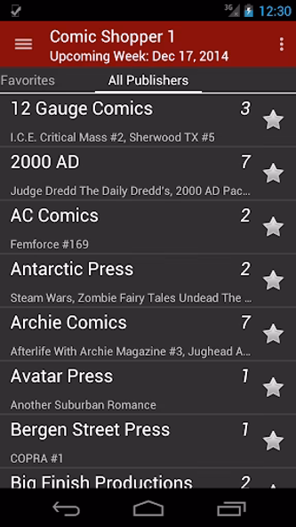 Comic Shopper 1 Screenshot 2 - AppWisp.com Comic Shopper 1 Screenshot 2 - AppWisp.com