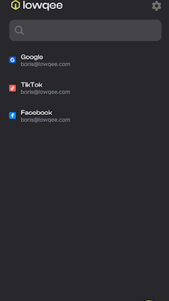Lowqee - Password manager Screenshot 3 - AppWisp.com Lowqee - Password manager Screenshot 3 - AppWisp.com