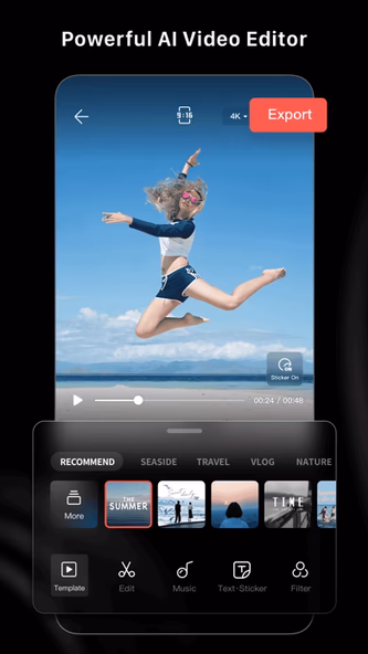 LightCut - AI Video Editor Screenshot 1 - AppWisp.com LightCut - AI Video Editor Screenshot 1 - AppWisp.com