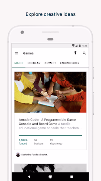 Kickstarter Screenshot 1 - AppWisp.com Kickstarter Screenshot 1 - AppWisp.com