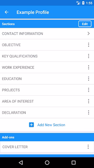 Resume Builder, CV Maker Screenshot 2 - AppWisp.com Resume Builder, CV Maker Screenshot 2 - AppWisp.com