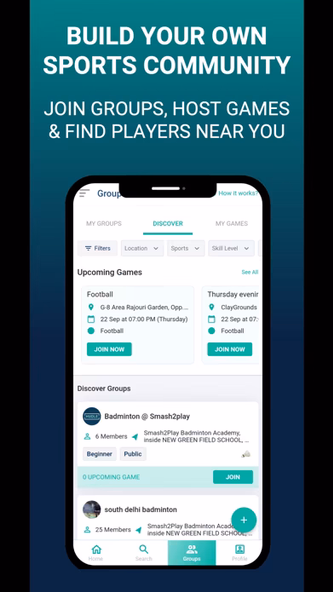 Hudle: Find Sports Activities Screenshot 4 - AppWisp.com Hudle: Find Sports Activities Screenshot 4 - AppWisp.com