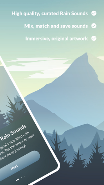 Rain Sounds - Sleep & Relax Screenshot 2 - AppWisp.com Rain Sounds - Sleep & Relax Screenshot 2 - AppWisp.com