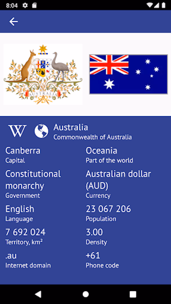 Countries of the World - quiz Screenshot 3 - AppWisp.com Countries of the World - quiz Screenshot 3 - AppWisp.com