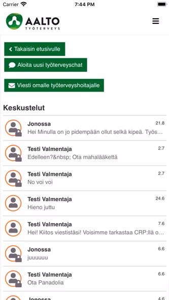 OmaAalto Screenshot 1 - AppWisp.com OmaAalto Screenshot 1 - AppWisp.com