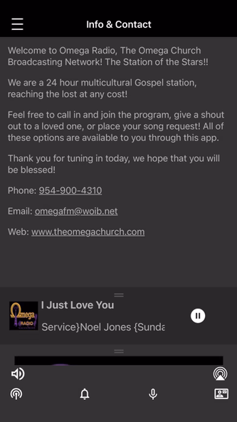 Omega Radio Screenshot 3 - AppWisp.com Omega Radio Screenshot 3 - AppWisp.com