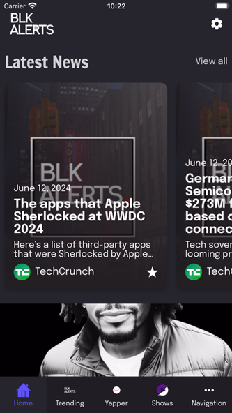 BLK ALERTS Screenshot 1 - AppWisp.com BLK ALERTS Screenshot 1 - AppWisp.com