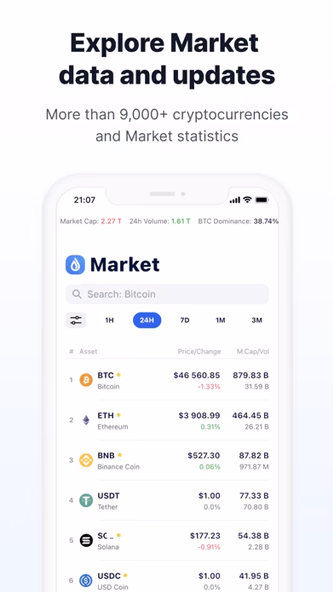 DropsTab Crypto Tracker Screenshot 3 - AppWisp.com