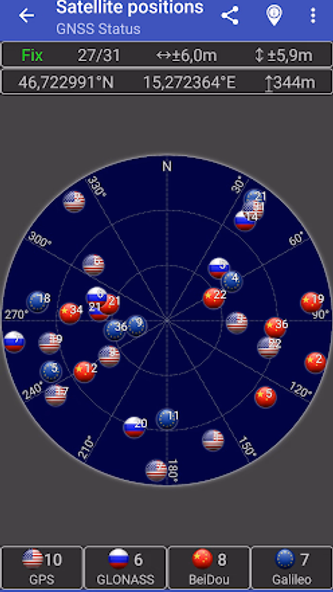GNSS Status (GPS Test) Screenshot 1 - AppWisp.com GNSS Status (GPS Test) Screenshot 1 - AppWisp.com