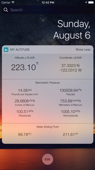 My Altitude Screenshot 4 - AppWisp.com My Altitude Screenshot 4 - AppWisp.com