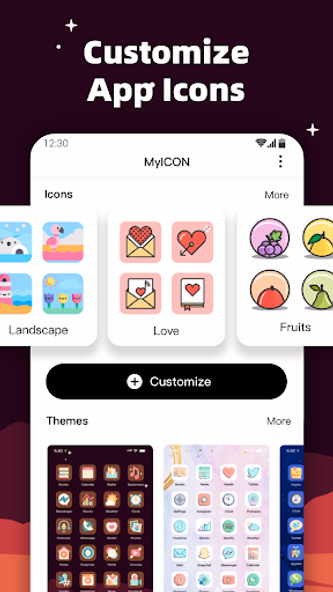 MyICON - Icon Changer, Themes Screenshot 1 - AppWisp.com