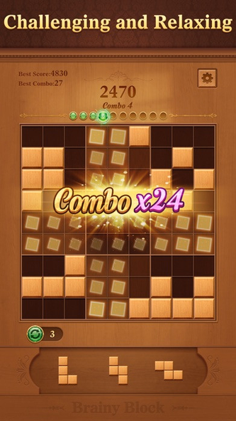 Brainy Block - Wood Puzzle Screenshot 2 - AppWisp.com Brainy Block - Wood Puzzle Screenshot 2 - AppWisp.com