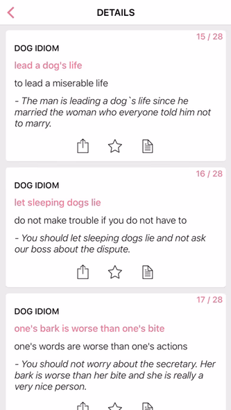 Food Animal idioms in English Screenshot 2 - AppWisp.com Food Animal idioms in English Screenshot 2 - AppWisp.com