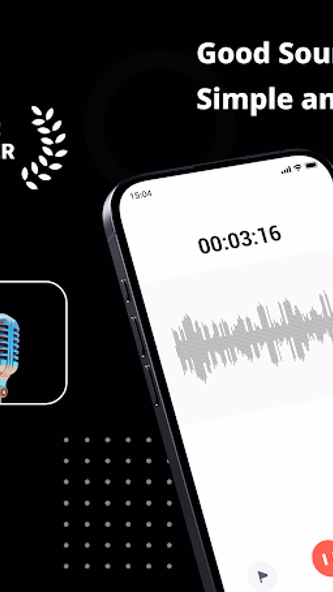 Voice Recorder Audio Sound MP3 Screenshot 1 - AppWisp.com Voice Recorder Audio Sound MP3 Screenshot 1 - AppWisp.com