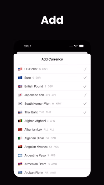 Currency - Exchange Rate ・ Screenshot 2 - AppWisp.com Currency - Exchange Rate ・ Screenshot 2 - AppWisp.com